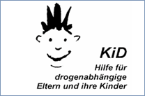 Logo des Projektes KiD  - Hilfe für drogenabhängige Eltern und ihre Kinder